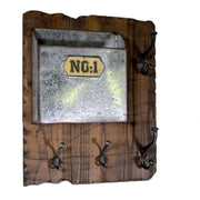 Portacartas madera 1 plaza c-colgador 4p cm46,5x15h56