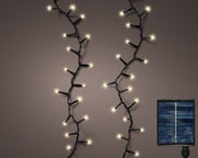 Lámparas solares compactas con 8 funciones de efecto parpadeante L 2250 cm