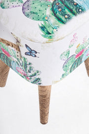 Conjunto de dos taburetes Forestis con contenedor bizzotto