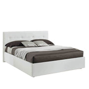 Dormitorio puente Ettore blanco fresno