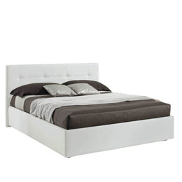 Dormitorio puente Ettore blanco fresno