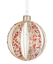 Esfera Vt Spangly Rojo 12x