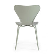 Silla de comedor de polipropileno verde TESSA 50x49,5x h82 cm