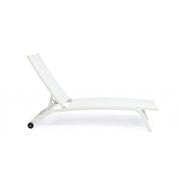 Cuna de aluminio con ruedas Cleopas blancas/blancas