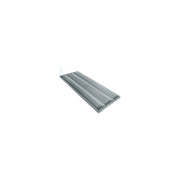 Estantería doble Prometal de metal reforzado, acero pintado gris, 100x50 cm