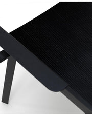 4x Silla de madera lacada - Cabeza de mesa Woody