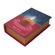 Media de resina con regalos verdes cm6x4x16