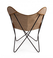 Sillón Eaton de cuero beige