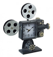 Reloj de mesa de hierro de cine Charles