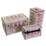 Baúl rectangular de ecopiel para 1-3 gnomos cm59x36h33