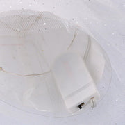 Muñeco tela led plata punta cm6x14h30