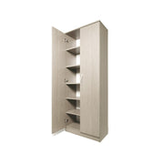 Mueble zapatero multiusos olmo madera melamínico 2 puertas h182x71x38
