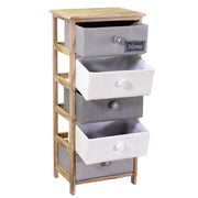 Cajonera Brenda botón 5 cajones cm40x29xh90