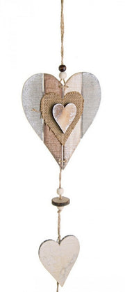 Cuerda de Rayas con Corazón 12x