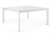 Mesa de jardín extensible Konnor blanco