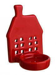 6x Candelabro Casa Lotty Rojo