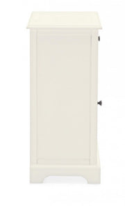 Mesita de noche clásica Amabel 1 puerta y 1 cajón 42x32x72h cm