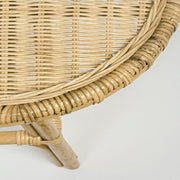 INES Mesita de exterior en rattan 80x50x h50 cm