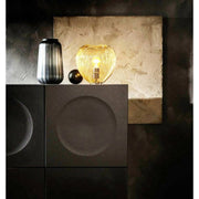 Lámpara de mesa de estilo moderno en latón pulido cm 25 h