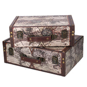 Maleta ecopiel 1-3 globos rectangulares cm40x30h14