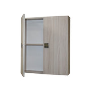 Mueble de pared para baño multiusos de olmo 2 puertas con balda interior 60x17xh.70 cm