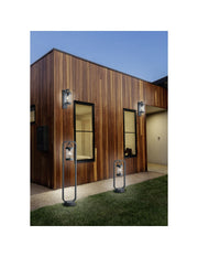 Estaca al aire libre Sambesi Anthracite H60 CM IP44 Twilight Sensor Trio Iluminación