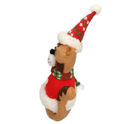 Tope puerta tela gato rojo cm22x11h40