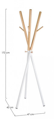 Perchero Bastien moderno blanco