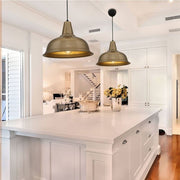 Lámpara colgante Tampa ASZ1343 con difusor de bronce