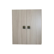 Mueble de baño multiusos de olmo 2 puertas con estante interior 60x17xh.70 cm (BLANCAPENSILE60OL)