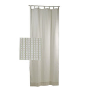 Cortina tela rayas romero cm140xh300x2