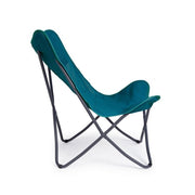 Silla de mar plegable de textilene verde agua MARIPOSA GABICCE 77,5x81x h89 cm