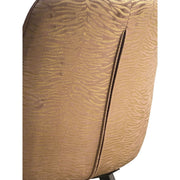 Silla tapizada marrón Layla