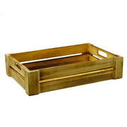Cajón rústico de madera cm36x24h8