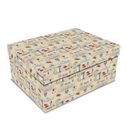 Caja de cartón de 1-10 salvavidas rectangular cm43x35h17