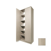 Mueble zapatero multiusos olmo madera melamínico 2 puertas h182x71x38