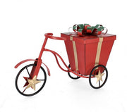 Decoración 1P Santa Claus Bicicleta 4x