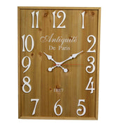 Reloj paris rectangular de madera cm50x70x4,5