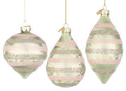 Pendaglio de Cristal Verde Horizontal 12x