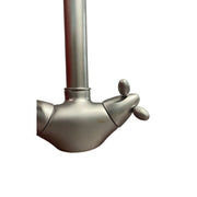 Grifo de cocina bimando satinado Paini Trixi 30x18x5 cm