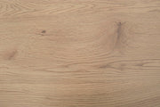 Mesa estilo natural madera blanca y acero 180x90