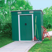 Casa de metal verde 182 x 194 cm