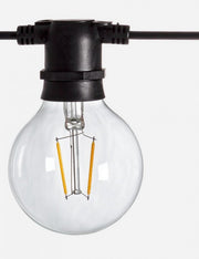 Cadena de luces exteriores Brillant 10 led transparente 8.4m