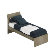 Cama individual Argilla fresno para dormitorio 200x85xh98 cm