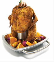 Soporte de pollo de acero inoxidable de Broil King