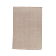 Moqueta exterior marrón de fibra sintética tejida a mano 200x300