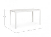 Mesa Hilde 130X68 Blanco Ld30