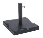 Base de sombrilla cuadrada en hormigón negro Thessaloniki kg 25