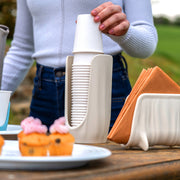 Portavasos Tierra gris paloma Guzzini