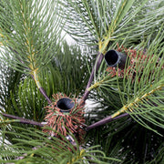 Árbol grivola verde cmø135h240 con 135 ramas con base de metal